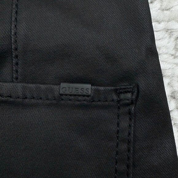 Guess Salma High Rise Corset Skinny Pant Black NEW - Picture 7 of 10